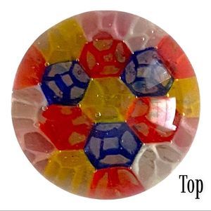Vintage Glass Art Paperweight
